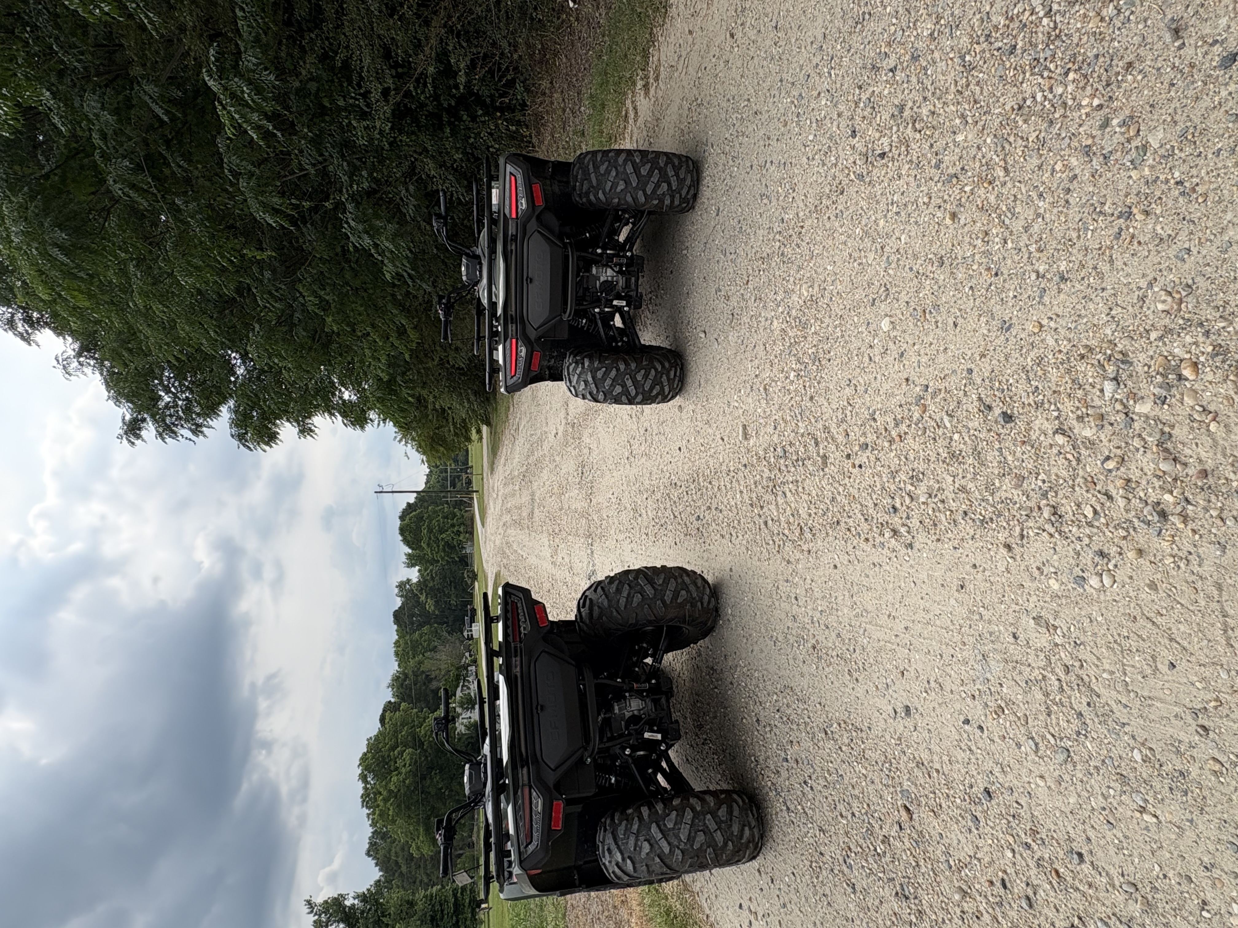 Pair of ATVs ready to ride